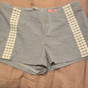 Lilly Pulitzer seersucker shorts